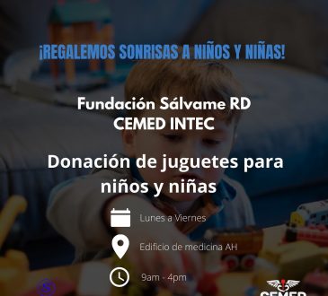 CEMED-INTEC y Fundación Sálvame donarán juguetes para niños del Robert Reid