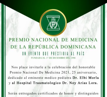 Este miércoles se realiza la gala del Premio Nacional de Medicina de la RD