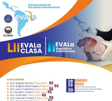 Sociedad de Anestesiología invita al II Congreso EVALA del 28 al 30 de enero