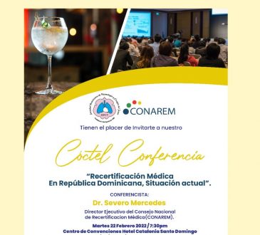 SDNCT invita a su cóctel conferencia sobre "Recertificación médica en RD"
