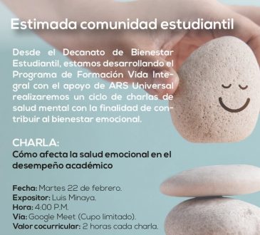 UNPHU inicia ciclo de charlas sobre salud mental este martes