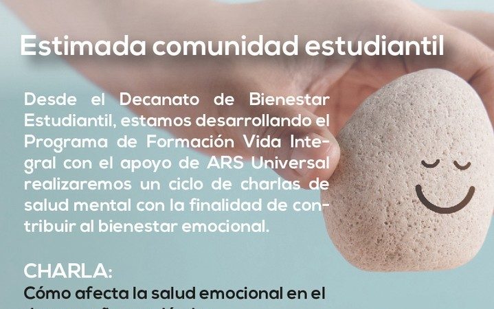 UNPHU inicia ciclo de charlas sobre salud mental este martes