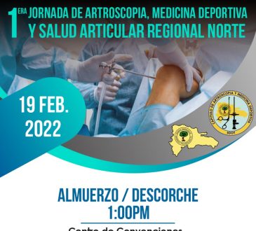 Ortopedistas invitan a "1ra. Jornada de Artroscopia, Medicina Deportiva y Salud Articular"