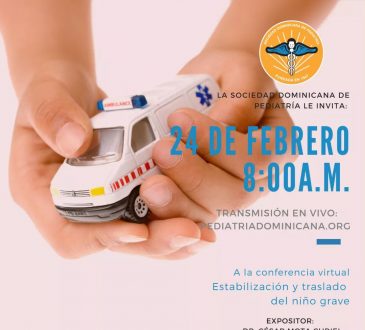 Pediatras realizarán conferencia sobre estabilización y traslado del niño grave