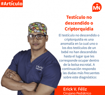 Testículo no descendido o Criptorquidia