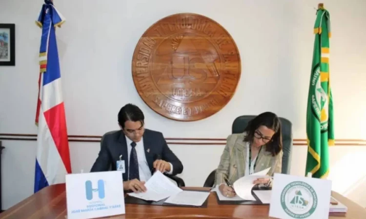 UTESA y Hospital Cabral y Báez suscriben acuerdo de cooperación
