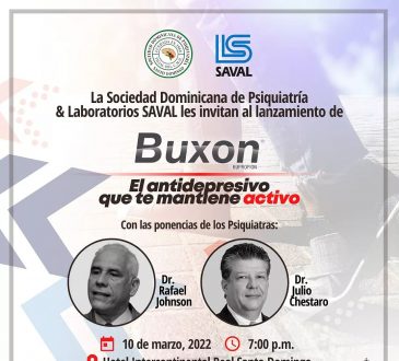 Sociedad de Psiquiatría invita al lanzamiento del antidepresivo BUXON