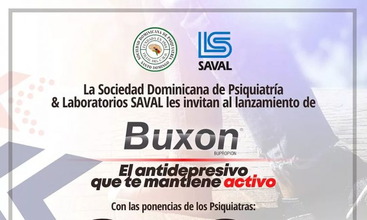 Sociedad de Psiquiatría invita al lanzamiento del antidepresivo BUXON