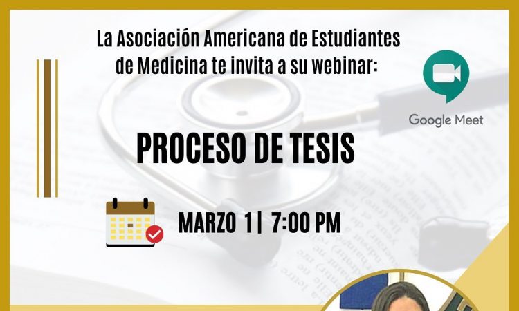 AMSA-UNPHU realizará webinar sobre proceso de tesis para estudiantes de medicina