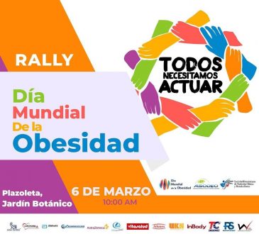 ASODEO invita a rally por obesidad y sobrepeso este domingo