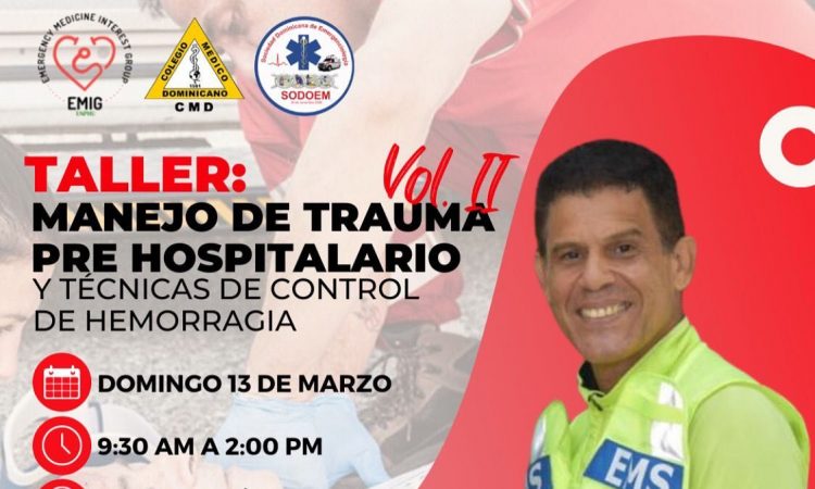 EMIG-UNPHU invita a taller sobre manejo de trauma pre-hospitalario
