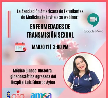 AMSA-UNPHU invita al webinar "Enfermedades de Transmisión Sexual"