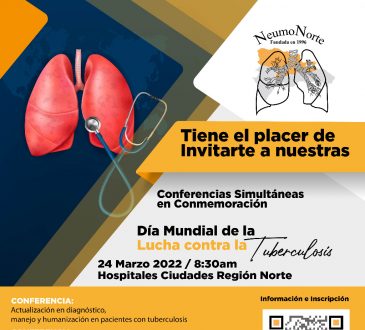 NEUMONORTE invita a ciclo de conferencias por el Día Mundial de la Tuberculosis