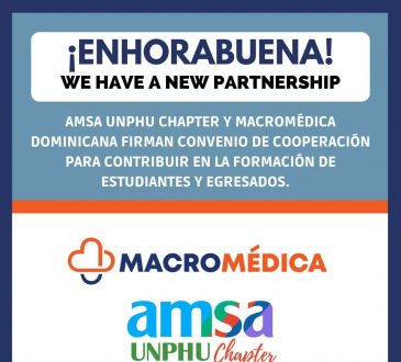 AMSA-UNPHU y Macromédica firman convenio en pro de los estudiantes egresados