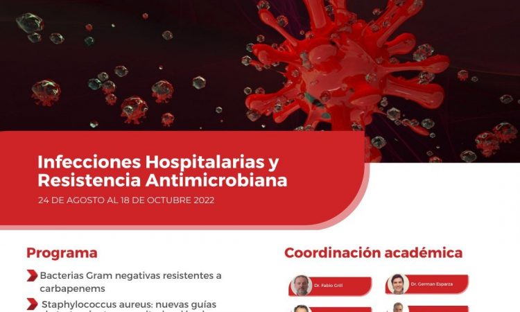 SDI invita a inscribirse en el curso online de Infecciones Hospitalarias y Resistencia Antimicrobiana