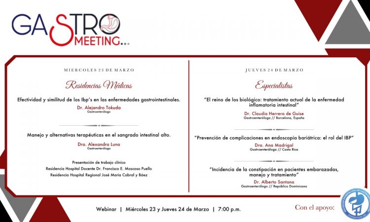 Gastroenterólogos invitan al "Gastro Meeting 2022"