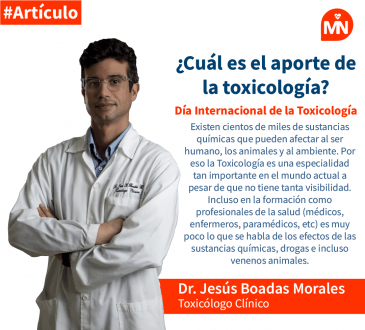 ¿Cuál es el aporte de la toxicología?<br>Día Internacional de la Toxicología