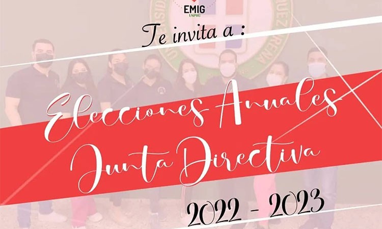 EMIG-UNPHU abre proceso de elecciones internas para el período 2022-2023