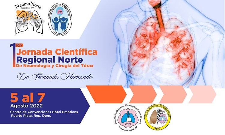 Neumólogos realizarán la I Jornada Científica Regional Norte de Neumología y Cirugía del Tórax en agosto
