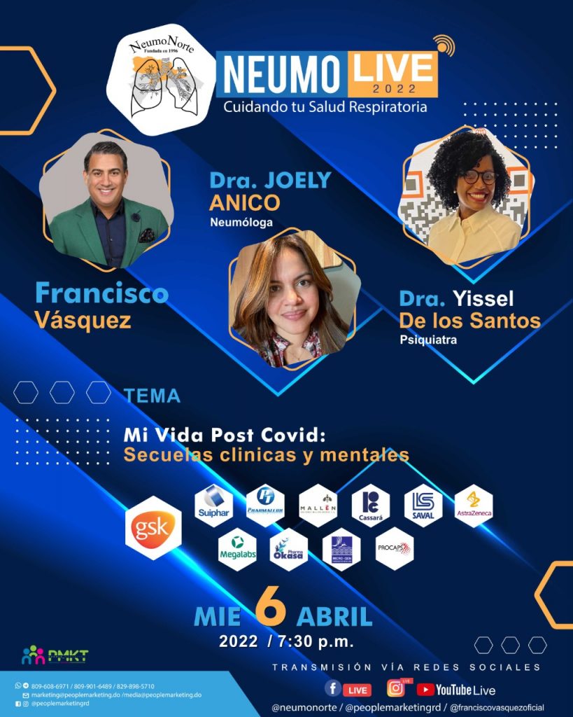 NEUMONORTE invita al live “Mi vida post Covid: Secuelas clínicas y mentales” NEUMONORTE invita al live “Mi vida post Covid: Secuelas clínicas y mentales”