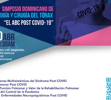 Neumólogos invitan al simposio "El ABC post-Covid-19" este sábado