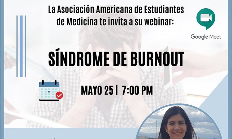 AMSA-UNPHU invita al webinar “Síndrome de Burnout”