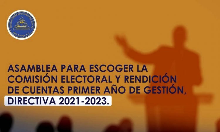 Sociedad de Anestesiología realizará asamblea general el próximo 21 de mayo