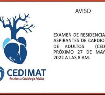 CEDIMAT confirma fecha del examen para la residencia de cardiología