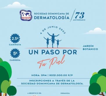 Sociedad de Dermatología invita a caminata y carrera por su 73 aniversario