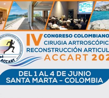 La próxima semana se realiza el ACCART 2022, Congreso Colombiano de Artroscopia en Santa Marta