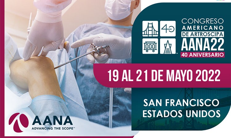 AANA organiza el Congreso Americano de Artroscopia el próximo fin de semana en San Francisco