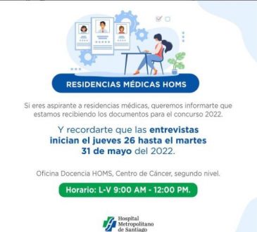HOMS abre proceso de inscripción para residencias médicas