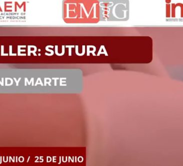 EMIG-INTEC dictará taller sobre suturas los días 18 y 25 de junio