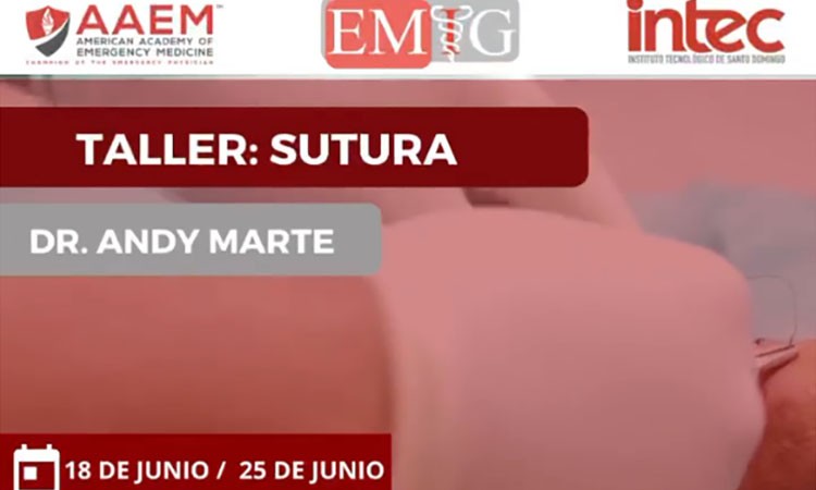 EMIG-INTEC dictará taller sobre suturas los días 18 y 25 de junio
