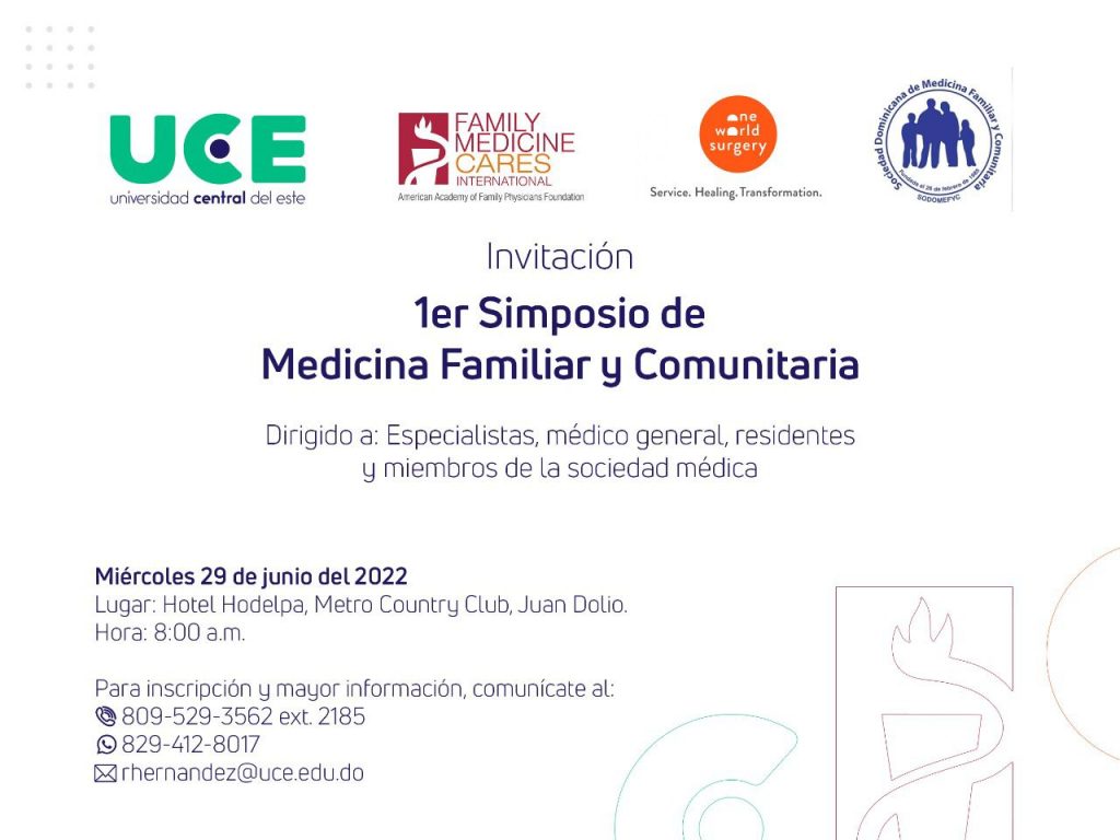 SODOEMFyC realizará I Simposio de Medicina Familiar y Comunitaria