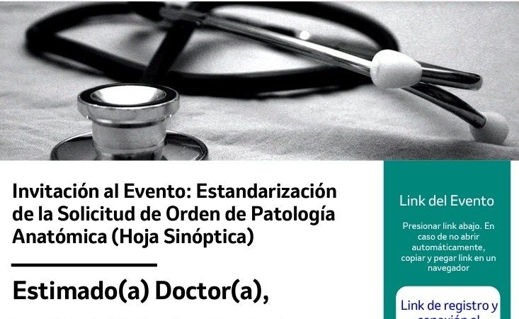 Sociedad de Patología disertará en hoja sinóptica