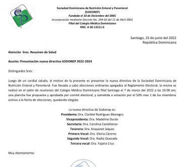 Sodonep estrena directiva