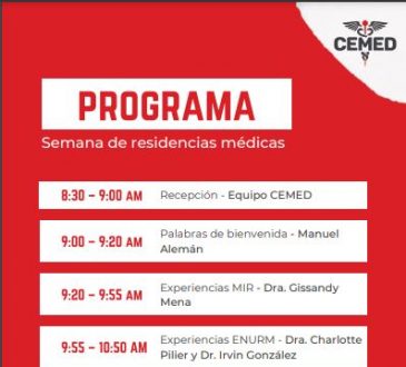 CEMED- INTEC realizará jornada de residencias médicas
