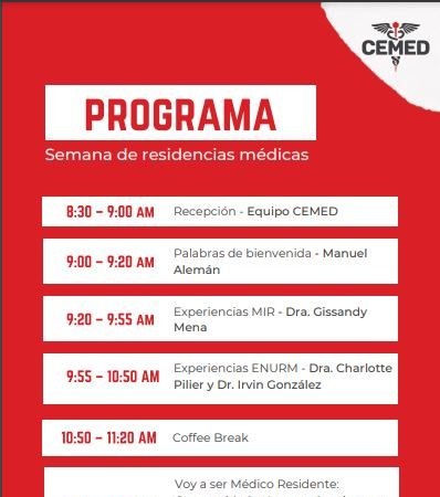 CEMED- INTEC realizará jornada de residencias médicas