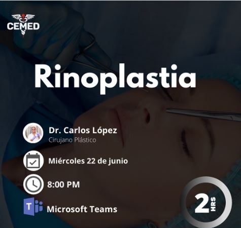 Cemed disertará en rinoplastia