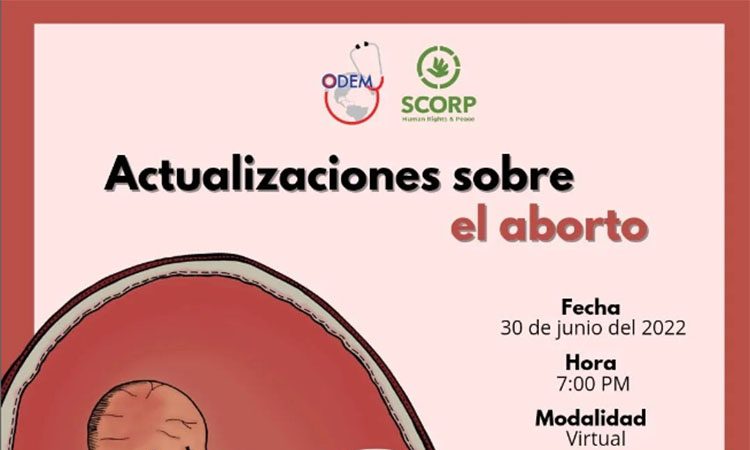 ODEM invita a webinar "Actualizaciones sobre el aborto"
