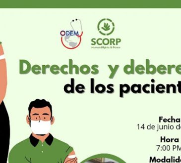 ODEM invita a webinar sobre los derechos y deberes de los pacientes