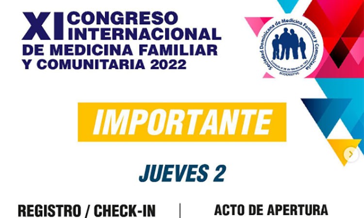 Médicos familiares dan inicio a su XI Congreso Internacional en Punta Cana