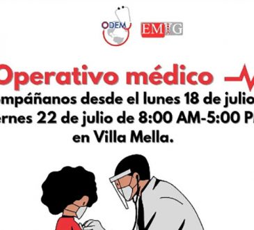 ODEM realizará operativo médico en Villa Mella en julio