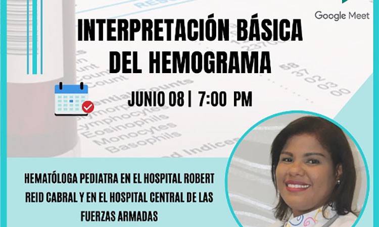 AMSA-UNPHU invita al webinar “Interpretación Básica del Hemograma”