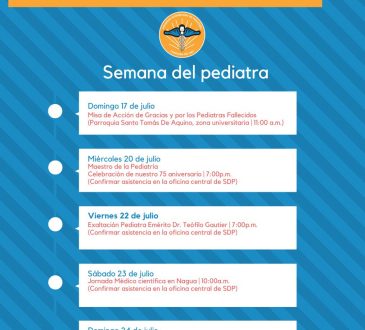 Sociedad de Pediatría celebra su 75 aniversario con la 'Semana del Pediatra'