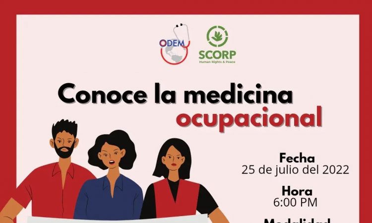 ODEM disertará sobre medicina ocupacional este lunes