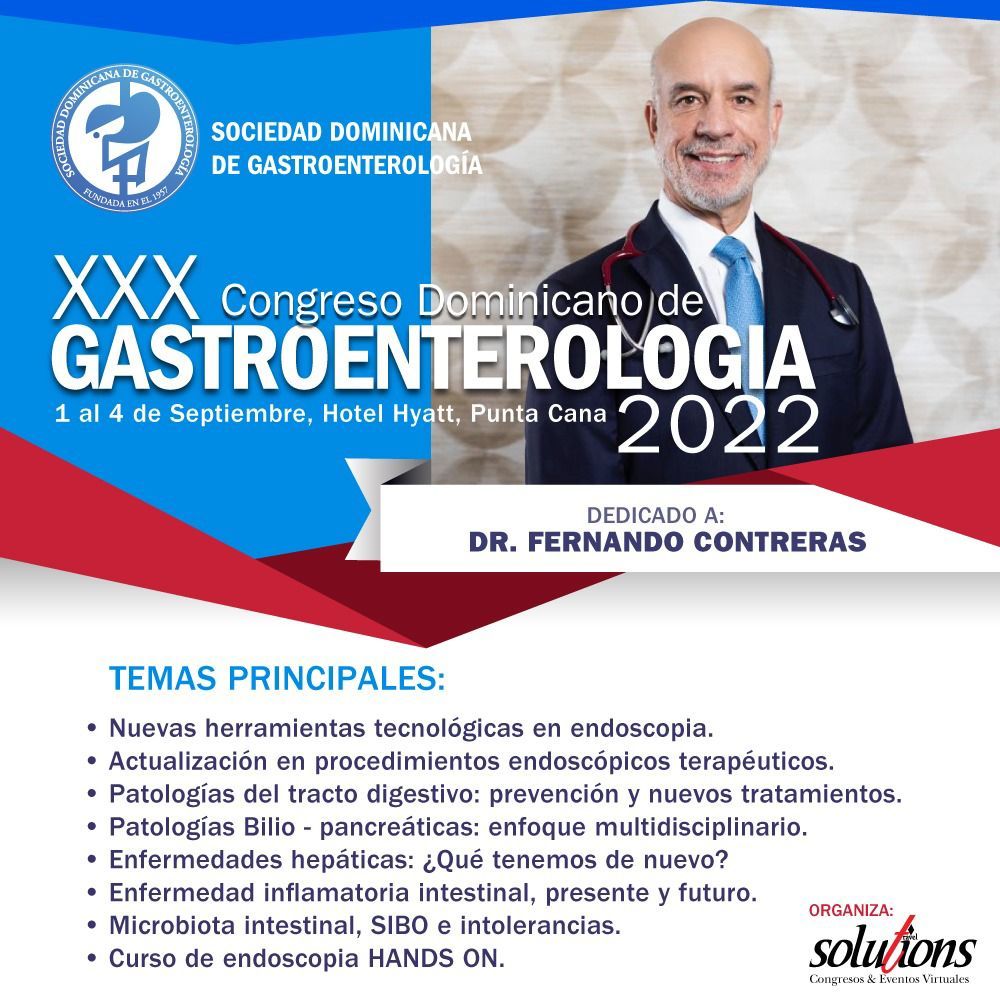 SODOGASTRO presenta su XXX Congreso de Gastroenterología