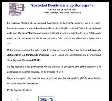 Sonografistas del norte convocan a elecciones