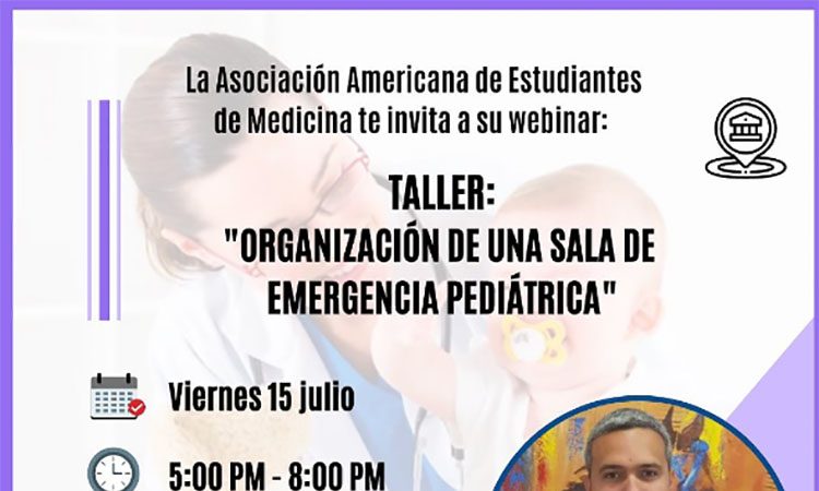 AMSA-UNPHU realizará taller sobre emergencias pediátricas este viernes
